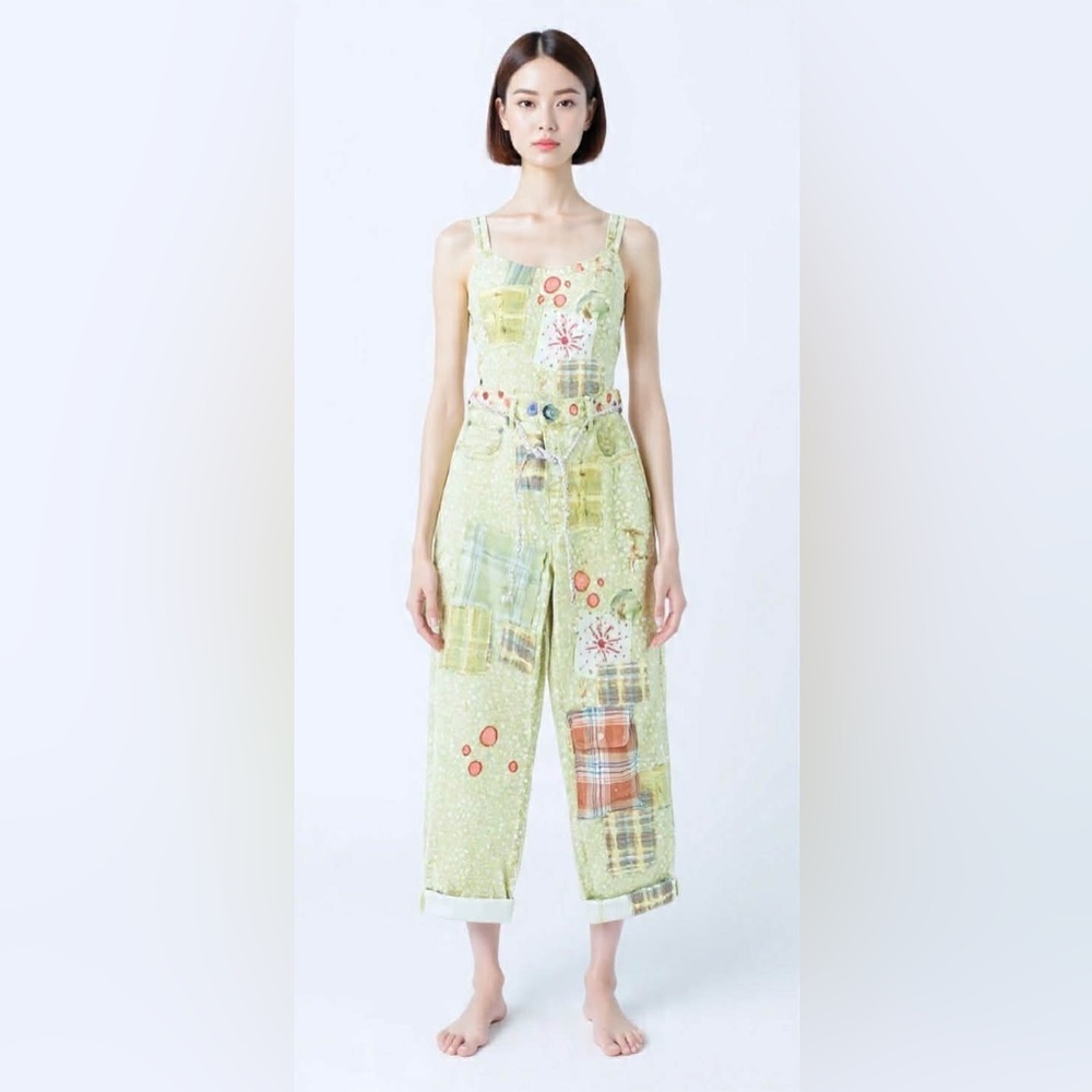 CRAM AE wide leg high waist jeans